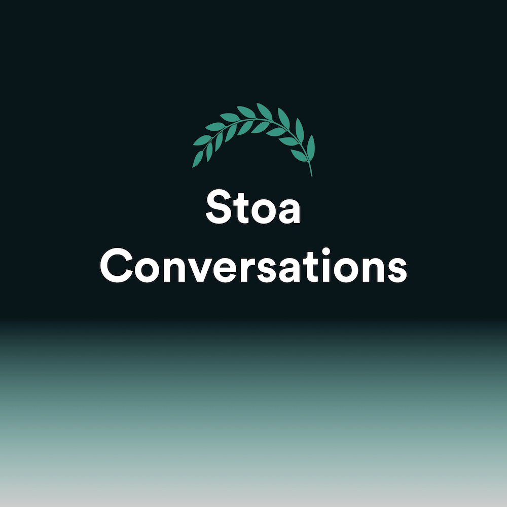 Stoa conversations podcast logo